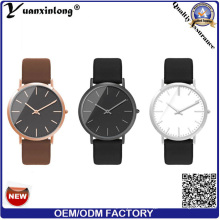 Yxl-014 Super Thin Stahlgehäuse Stil Japan Mov&#39;t Edelstahl Uhr Eleganz Mode Armbanduhren für Männer Frauen